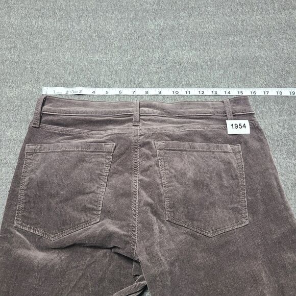 Loft Womens Jeans 6 Brown Corduroy Modern Skinny Slim Straight Casual Work - Picture 9 of 10